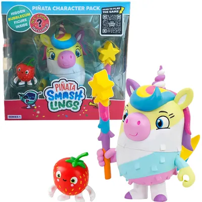 Obrázok produktu pre Súprava SmashLings s jednorožcom Lunou a pinatou + 2 figúrky