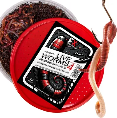 Obrázek produktu pro Fishing Expedition Živé červy č. 4 - živé robáky Dendrobena velikost 4 Fishing Expedition