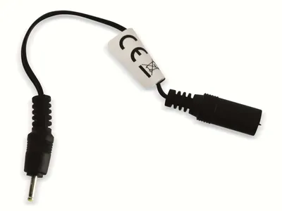 Produktbild von Adapterkabel, 5,5/2,1 Hohlkupplung auf 2,5/0,7 Hohlstecker