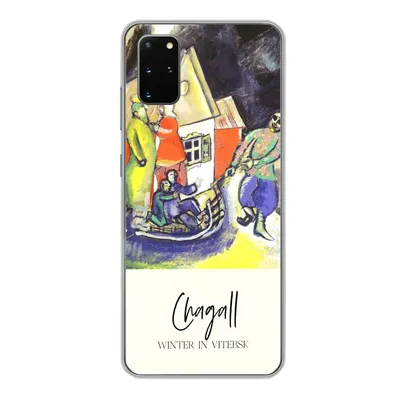 Produktbild von MuchoWow® Handyhülle Schutzhülle Hülle für Samsung Galaxy S20 Plus Winter in Witebsk - Chagall Silikon Softcase Handy Hülle - Hartschale