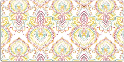 Produktbild von Schreibtischmatte Tischunterlage 120x60 cm Mauspad - Indisches Muster