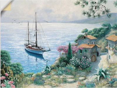 Produktbild von ARTland Wandbild, selbstklebend Die Bucht Größe: 40x30 cm