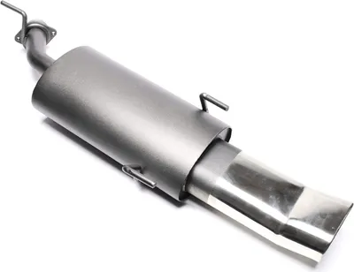 Produktbild von Sportauspuff 70x140mm DTM hoch oval gebördelt mit ABE für Opel Vectra B CC Carav