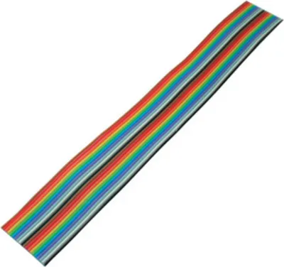 Zdjęcie produktu dla S/CONN maksymalna łączność Flachkabel, farbig Raster 1,27 mm, 20 pinów, 30,5 m (79066)