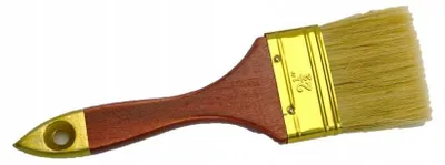 Obrázek produktu pro Štětec plochý, rovný, 6,5 cm, dřevo, kov