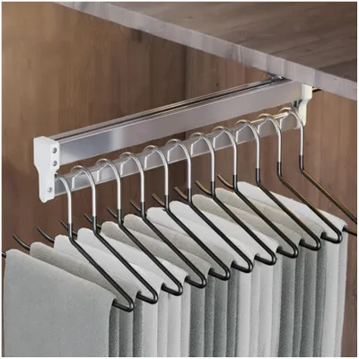 Image de Omgoods - Barre de penderie extensible pour placard - Réglable de 35 à 80 cm