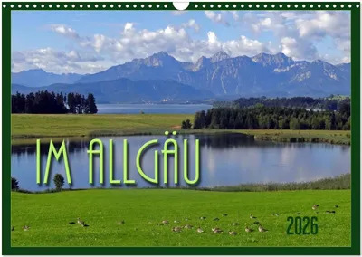 Produktbild von Im Allgäu (Wandkalender 2026 DIN A3 quer), CALVENDO Monatskalender