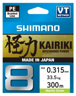 Zdjęcie produktu dla Shimano Kairiki 8 (Mantis Green) 300 m