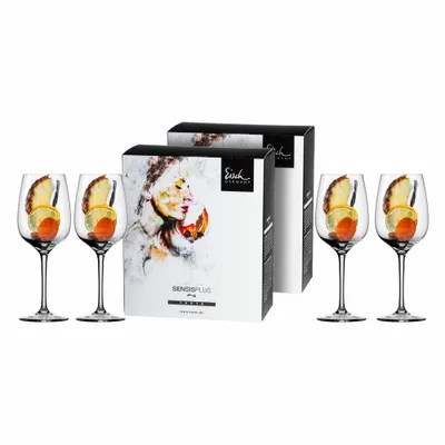 Immagine prodotto di Eisch Chardonnay Glas 4er Set Superior Sensis plus, Weinglas, Kristallglas, 420 ml, 25006031