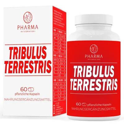 Produktbild von Tribulus Terrestris mit Maca, L-Arginin, Moringa & Zink – 60 Kapseln