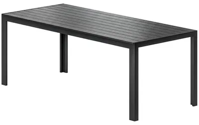 Produktbild von Outsunny Gartentisch Beistelltich Esstisch Garten WPC Tisch Gartenmöbel Alu 72cm