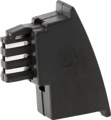 Produktbild von helos Adapter TAE F Stecker/6P4C Buchse, Bel. A, lose