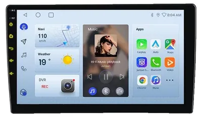Immagine prodotto di CarPlay, supporto multimediale, controllo del volante, compatibile con Renault Duster dal 2015 al 2020, modello PX1 (2GB di RAM, 32GB di memoria)