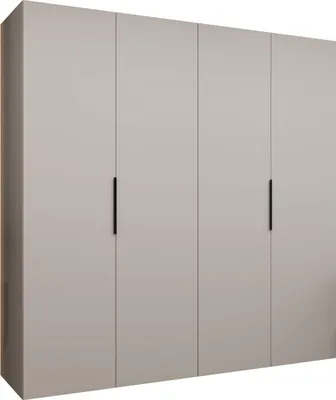 Produktbild von MEBLE KRYSPOL, Kleiderschrank, Schrank 200 cmx202x52, Kaschmir, Schwarz
