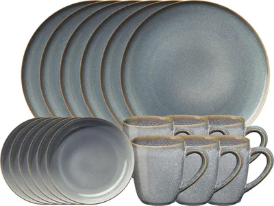Produktbild von ASA Selection SAISONS Frühstücksset denim 18tlg