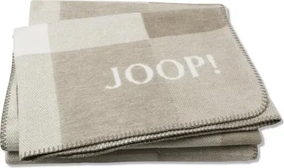 Produktbild von JOOP! Plaid Mesh mit Zierstich Größe 150x200cm Farbe Natur