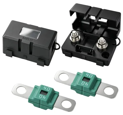 Sicherungshalter-Set, 2 Stück, 40 A, für Kfz