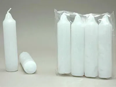 Obrázek produktu pro 4 adventní svíčky, 2,5 x 10 cm, bílé