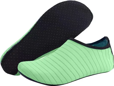 Produktbild von 1 Paar Wasserschuhe, schnelltrocknend, rutschfest, aus Gummi, zum Hineinschlüpfen, leichte Schuhe für Männer, Frauen und Kinder, zum Strand, Surfen, Schwimmen, Barfußsocken, Strandkleidung