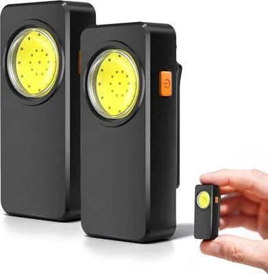 Obrázek produktu pro LED baterka 2 v 1, nabíjecí – 4 režimy osvětlení, s klipem, vhodná pro běh, turistiku, outdoorové aktivity a nouzové situace