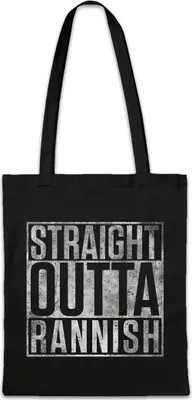 Produktbild von Urban Backwoods Straight Outta Rannish, Stofftasche, Farbe: Schwarz