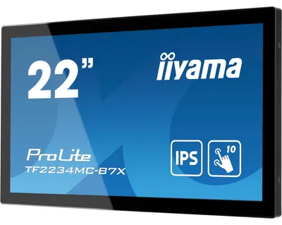 Produktbild von iiyama ProLite TF2234MC-B7X, 54,6 cm (21.5"), 1920 x 1080 Pixel, Full HD, LED, 8 ms, Schwarz