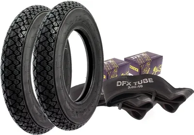 Produktbild von 2x Reifen 3.00-10 + Schlauch VEE RUBBER kompatibel für Piaggio Vespa PK, XL, ET3