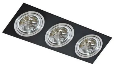 Zdjęcie produktu dla AZzardo AZ0775 Lampa sufitowa Siro 3 czarna/aluminiowa