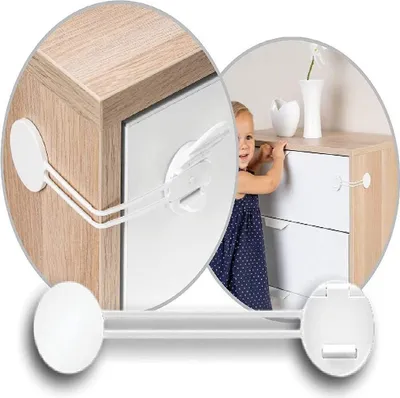 Produktbild von reer Multi-lock, Kinderschrankverriegelung, 1 Stück(e), Weiß, Kabinett, Schublade, Kühlschrank, Mikrowelle, Box