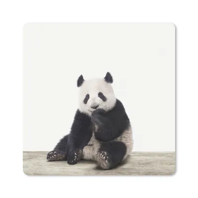 Produktbild von MuchoWow® Mauspad Mousepad Panda - Tiere - Jungen - Mädchen - Pandabär 30x30 cm - Mousepads - Maus Mat - Pad - Mausunterlage - Gaming