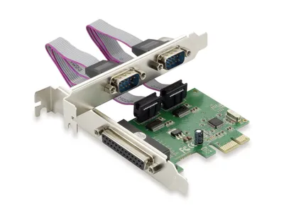 Produktbild von Conceptronic SPC01G Schnittstellenkarte/Adapter Eingebaut Parallel, RS-232