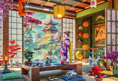 Productafbeelding van Bluebird Puzzle Japan: Puzzel voor volwassenen met een Japans thema