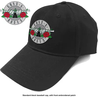 Produktbild von Guns N' Roses Silver Circle Logo Deckel Black