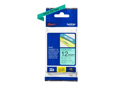 Obrázek produktu pro Tze731 Brother Ptouch 12Mm Gruen-Schw