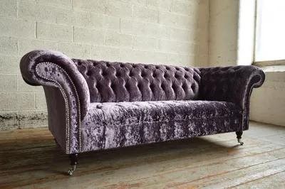 Produktbild von Chesterfield Design Luxus Polster Sofa Couch Sitz Garnitur Leder Textil Neu #175
