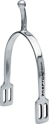 Obrázek produktu pro Dámské ostruhy Sefton Stainless s kulatou špičkou, stříbrné, 30 mm