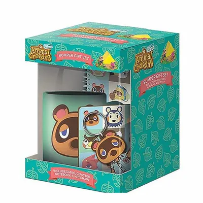 Produktbild von Animal Crossing Set Tasse + Notebook + Keyring and coaster