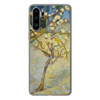 Produktbild von MuchoWow® Handyhülle Schutzhülle Hülle für Huawei P30 Pro Blühender Birnbaum - Vincent van Gogh Silikon Softcase Handy Hülle - Schutzdeckel