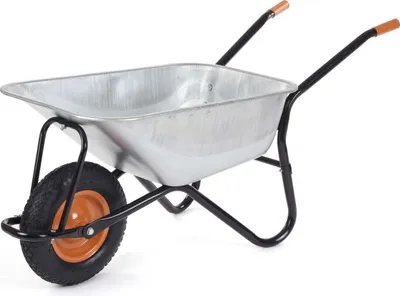 Produktbild von Varan Motors - WB5009 Verstärkte Schubkarre für Baustelle und Garten, 100 Liter max. 200kg