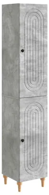 Produktbild von Schrankset 2 stk. Betongrau Holzwerkstoff