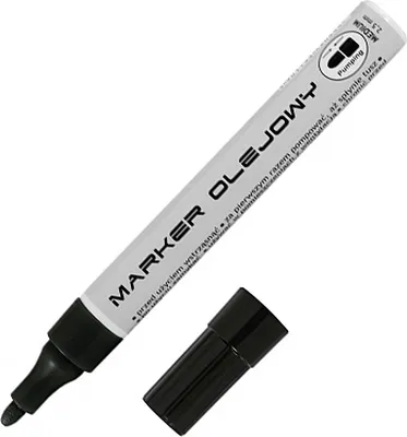 Produktbild von Toma Economy 420 Runder schwarzer Ölmarker