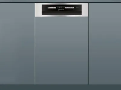Immagine prodotto di Lavastoviglie semi-integrata Bauknecht: apparecchio compatto da 45 cm, colore acciaio inox - BSBO 3O35 PF X