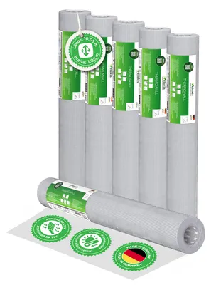 Produktbild von Vliestapete weiß Dämmtapete – THERMOWALL Isoliertapete 6er Set, 6 x 10,05 m x 1,06 m, überstreichbar, energiesparend, schallhemmend, atmungsaktiv, Untertapete – Veluxis