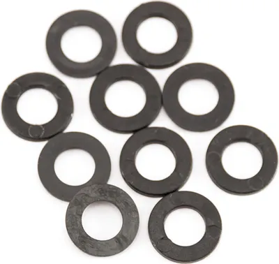 Produktbild von 20 Stück Unterlegscheibe Flache Unterlegscheibe M5 DIN 125 PA 6.6 Schwarz
