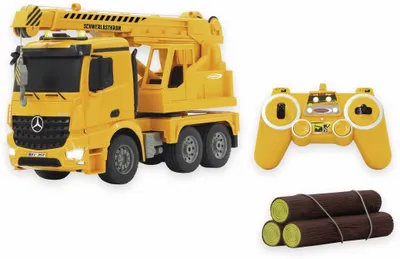Productafbeelding van Zware transportkraan Mercedes-Benz Arocs, schaal 1:20, 2,4 GHz