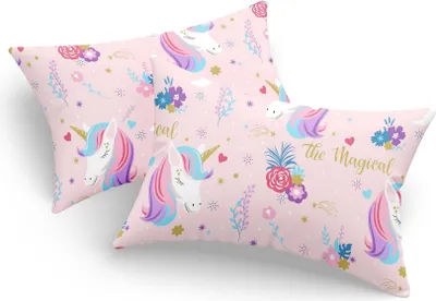 Produktbild von L'Essentiel Linge de Maison, Kissenbezug-Set (2 Stück), Magical - Pink, 65 % BAUMWOLLE / 35 % POLYESTER, Rosa, 50 x 70 cm