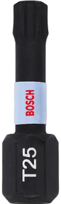 Obrázek produktu pro Úderové bitové nástroje T25 2 ks 25 mm BOSCH IMPACT CONTROL