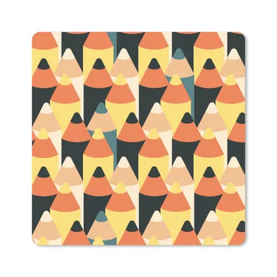 Produktbild von MuchoWow® Mauspad Mousepad Bleistift - Schablonen - Bleistift 20x20 cm - Mousepads - Maus Mat - Pad - Mausunterlage - Desk Mat - Bureauartikeln