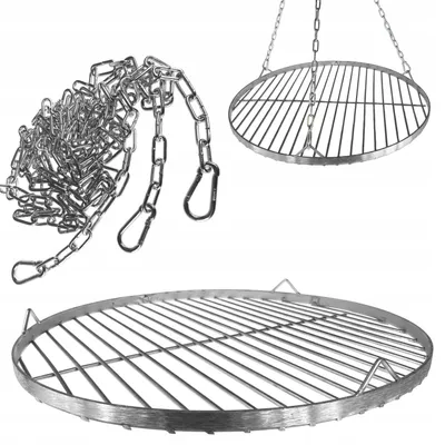 Produktbild von Metalstyl Hänge-Grillrost Lagerfeuer Dreibein 80cm Edelstahl
