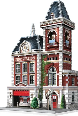 Produktbild von WREBBIT 3D-Puzzle Urbania: Feuerwache 285 Teile